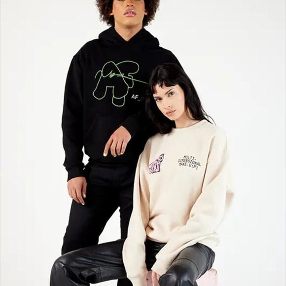 about-face Halsey Limited Edition AF Black Hoodie size XL - Picture 2 of 9